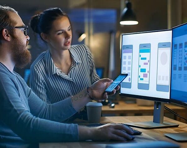Jenex Technovation Pvt Ltd – Embedded & IoT Solutions Company App Development Company in New York – Developers collaborating on custom mobile and web app solutions